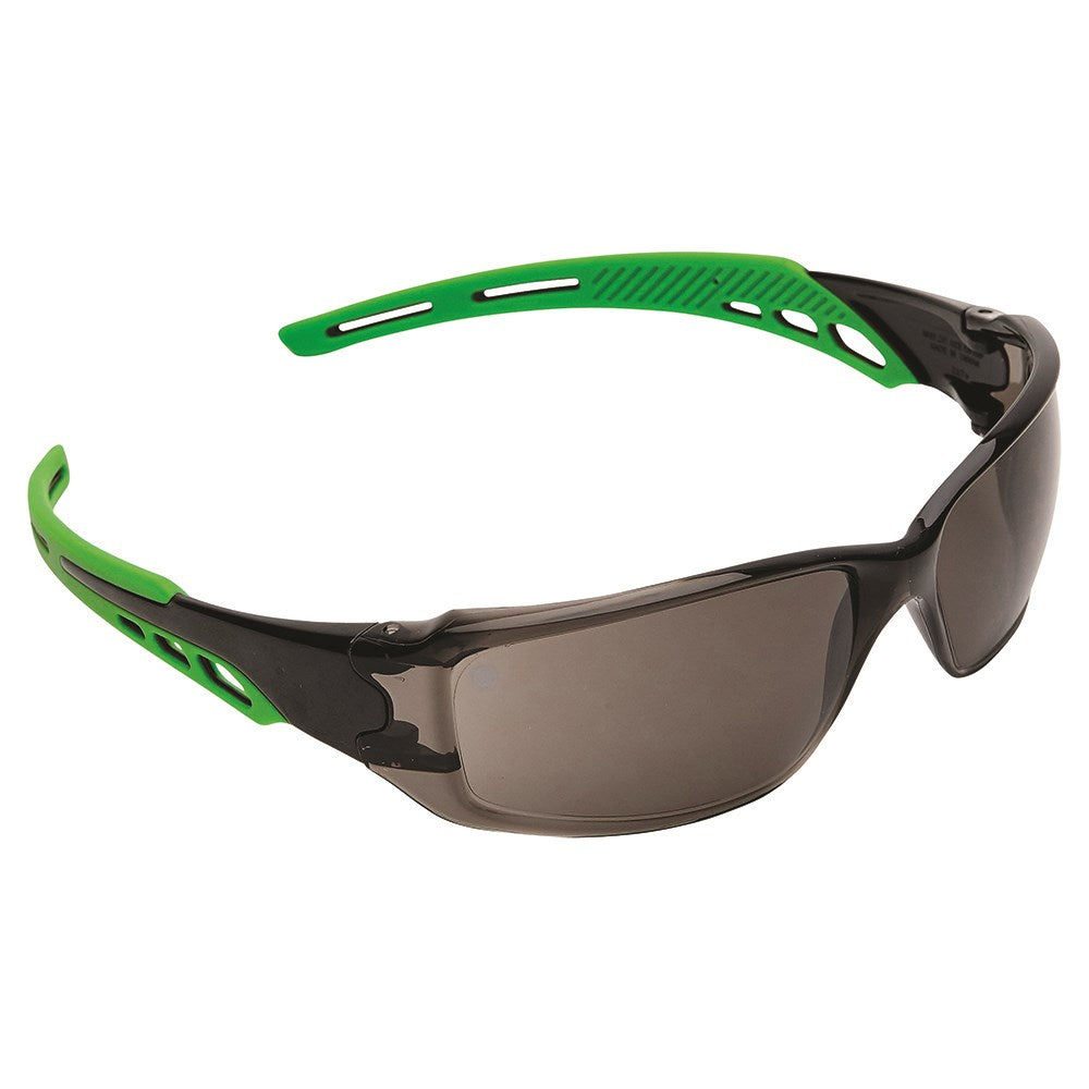 Pro Choice 12x Cirrus Green Arms Safety Glasses Smoke A/F Lens-9182