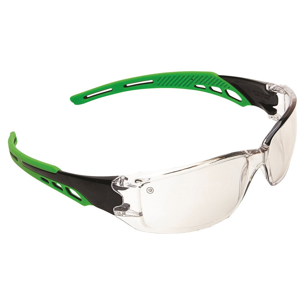Pro Choice 12x Cirrus Green Arms Safety Glasses Indoor/Outdoor - 9188