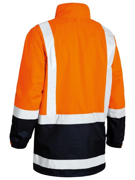 Bisley Taped Hi Vis Rain Shell Jacket BJ6966T