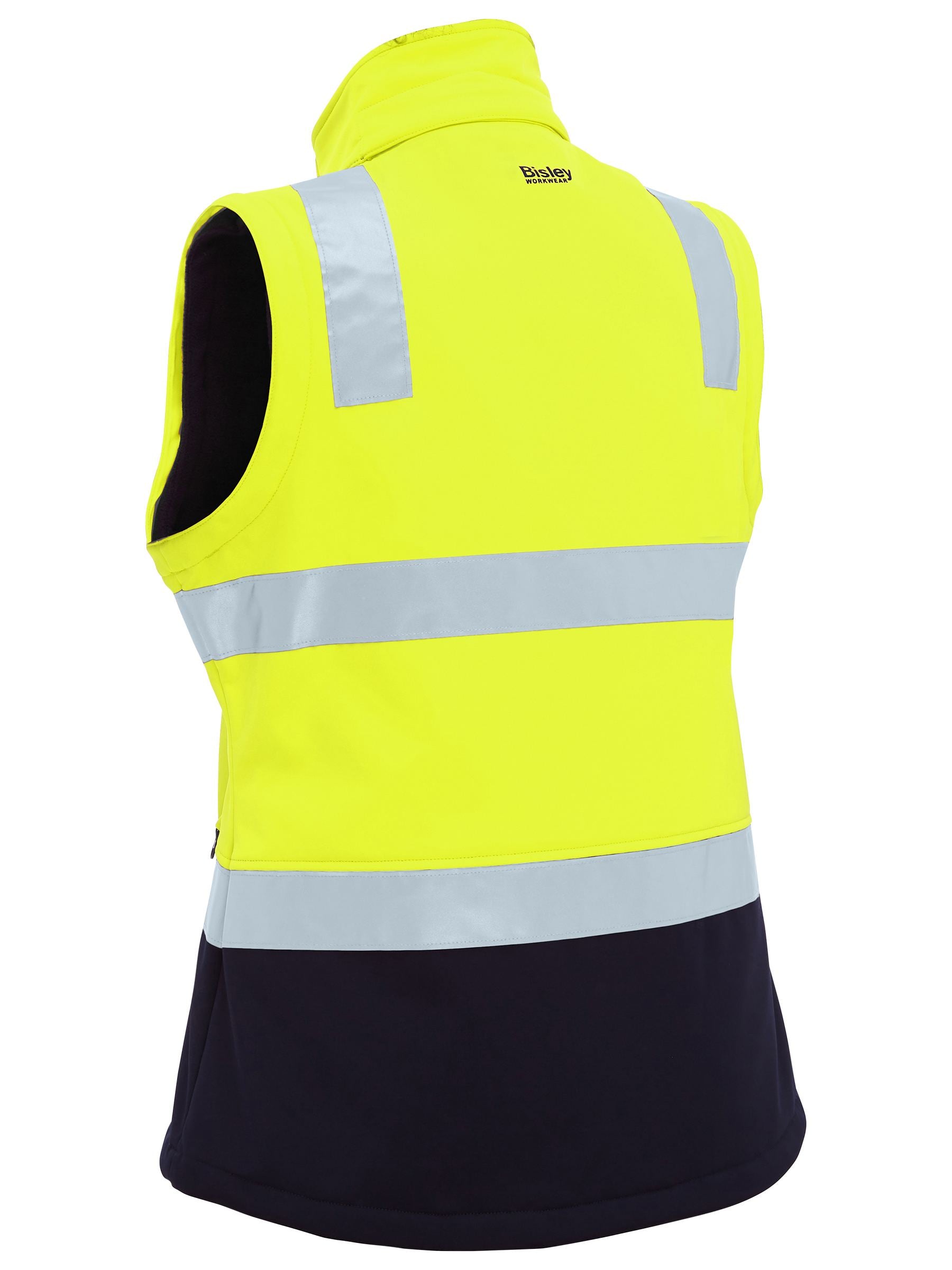 Bisley Women's Taped Two Tone Hi Vis 3-in-1 Soft Shell Jacket BJL6078T