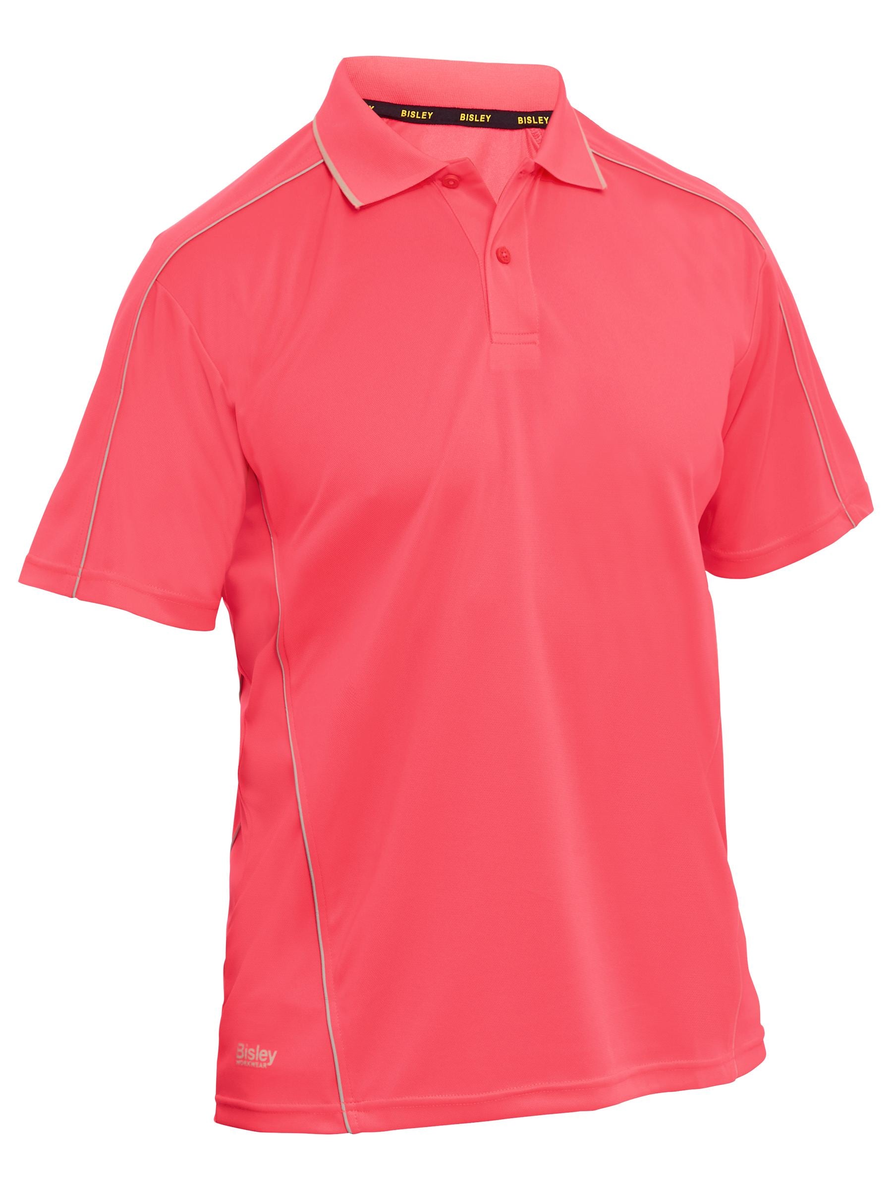 Bisley Cool Mesh Polo with Reflective Piping BK1425