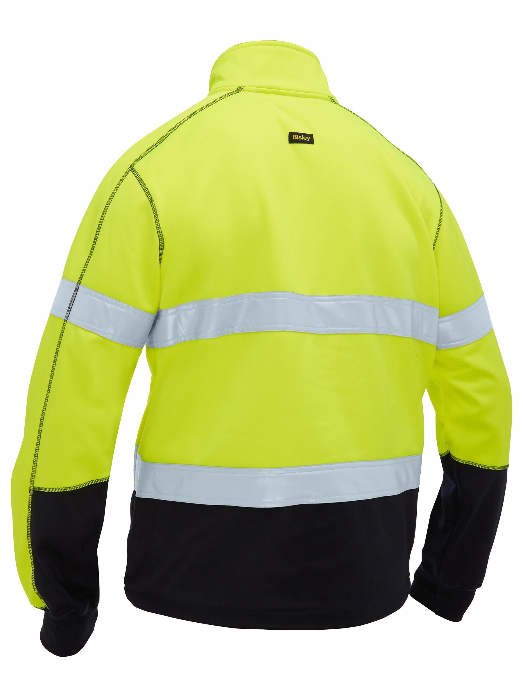 Bisley Men's Taped Hi Vis Zip Front Fleece BK6611T