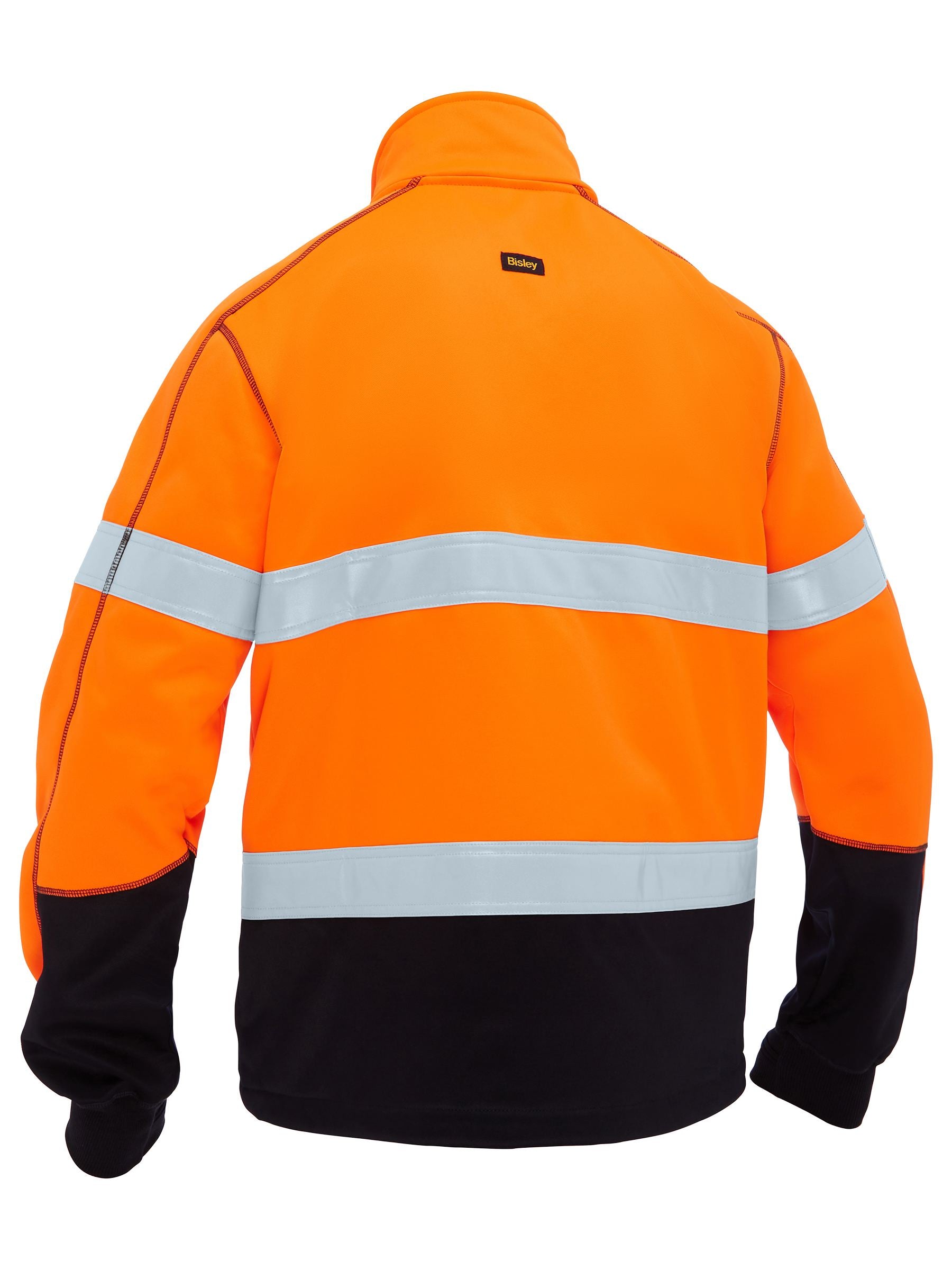 Bisley Men's Taped Hi Vis Zip Front Fleece BK6611T
