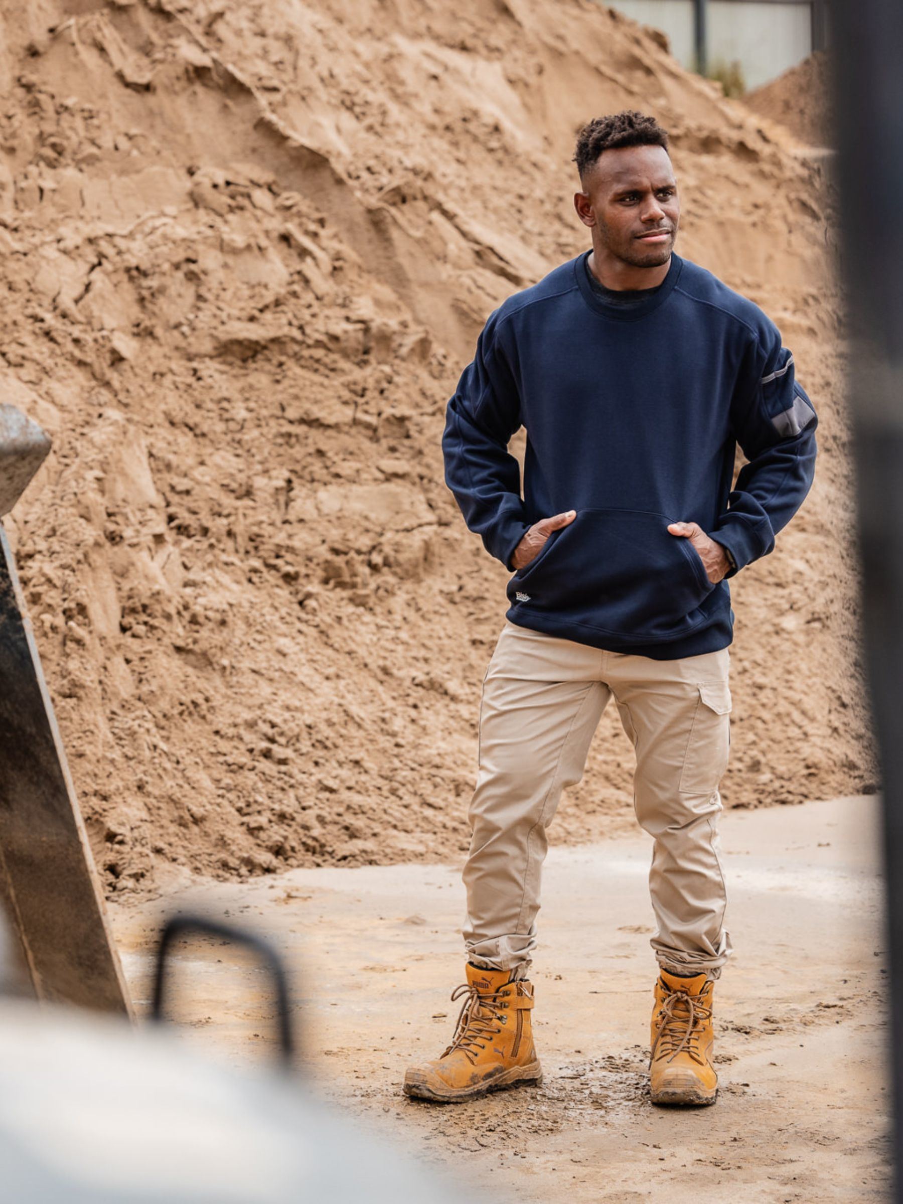 Bisley Work Fleece Crew Neck Jumper BK6723