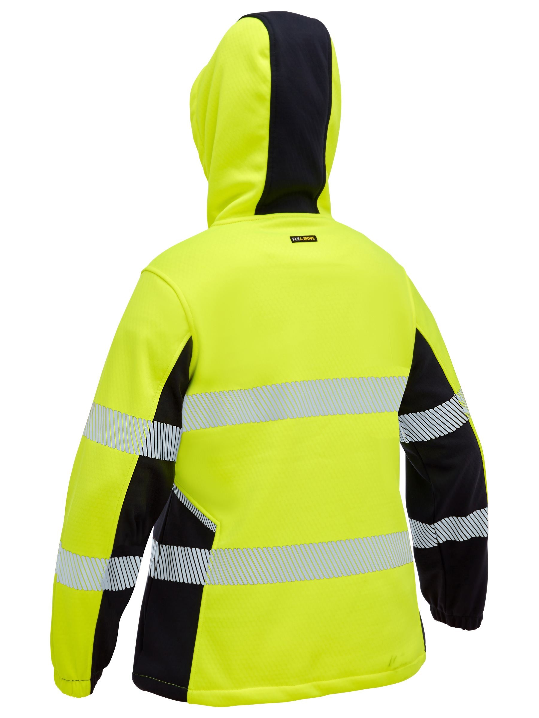 Bisley Women's Flx & Move™ Hi Vis Taped Liquid Repellent Fleece Hoodie BKL6571T