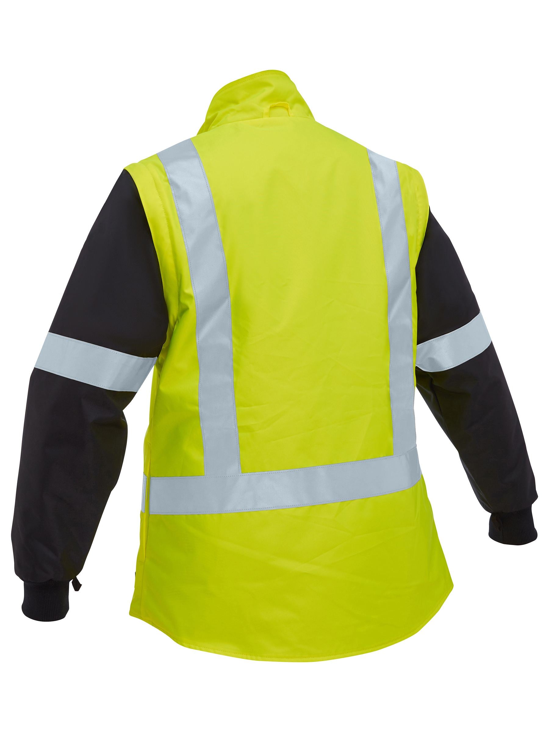 Bisley Women's Taped Hi Vis 5 in 1 Rain Jacket BKL6975