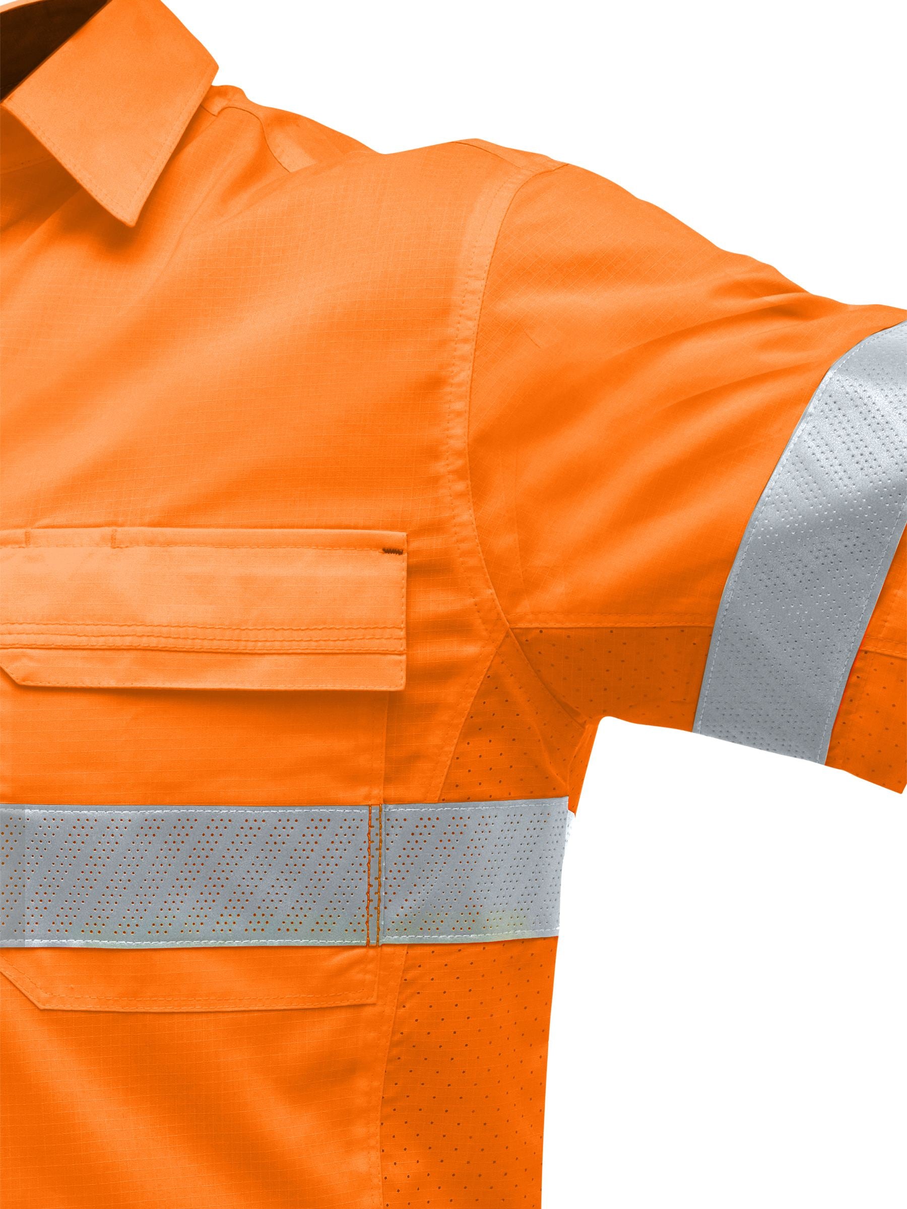 Bisley X Airflow™ Hi Vis Taped Stretch Ripstop Shirt BS1491T