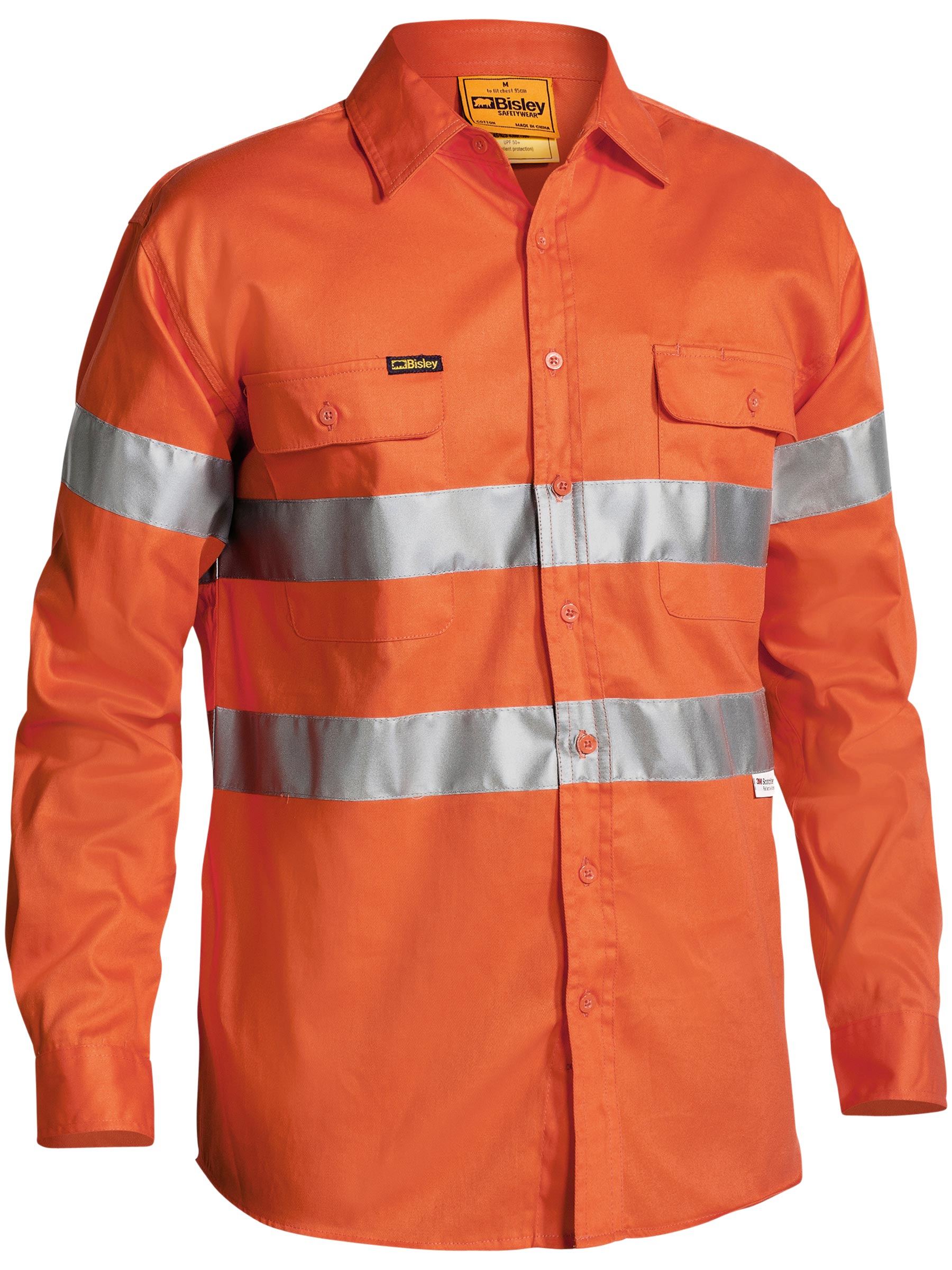 Bisley Taped Hi Vis Drill Shirt BT6482