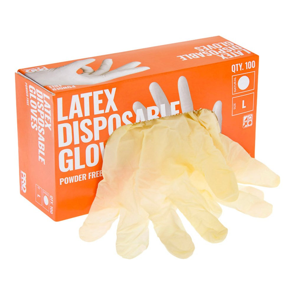Pro Choice 10x Disposable Latex Powder Free Gloves - MDLPF