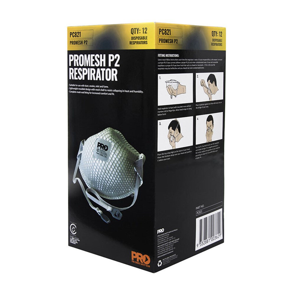 Pro Choice Dust Masks Promesh P2 - PC821