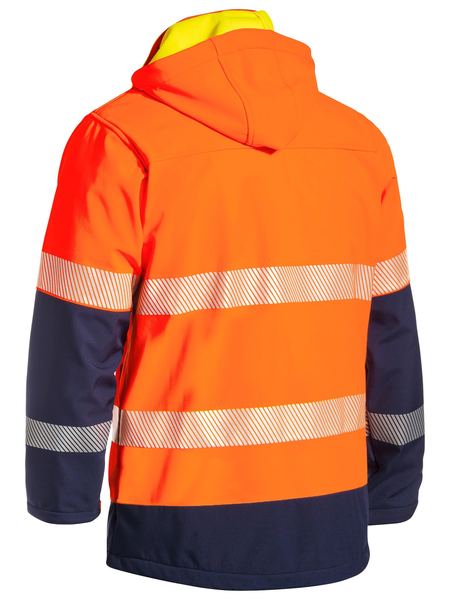 Bisley Taped Hi Vis Ripstop Bonded Fleece Jacket BJ6934T