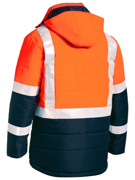 Bisley Taped Hi Vis Puffer Jacket BJ6929HT