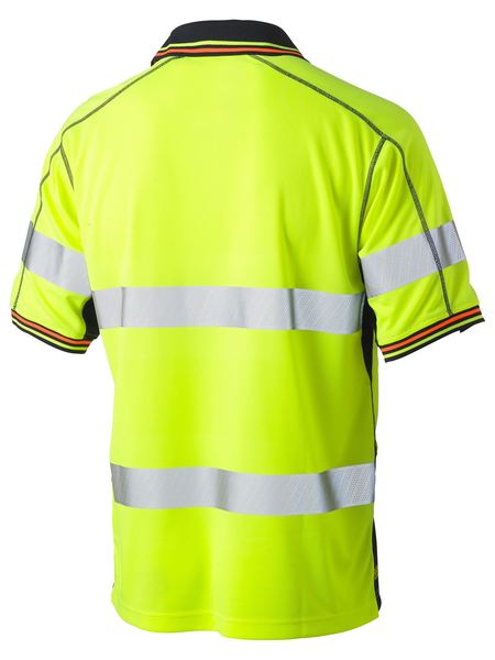 Taped Hi Vis Polyester Mesh Polo BK1219T