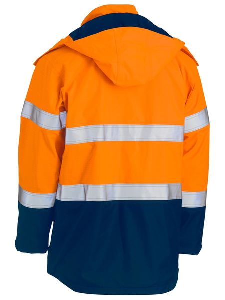 Bisley Taped Hi Vis FR Wet Weather Shell Jacket BJ8110T