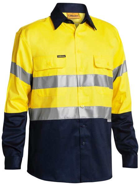 Bisley Taped Hi Vis Drill Shirt BT6456