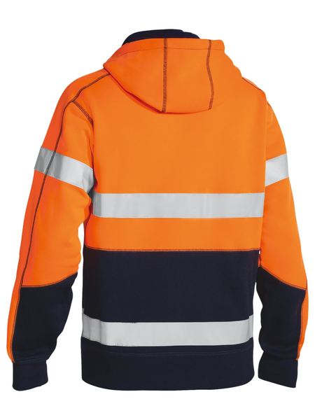 Bisley Taped Hi Vis Fleece Hoodie BK6819T