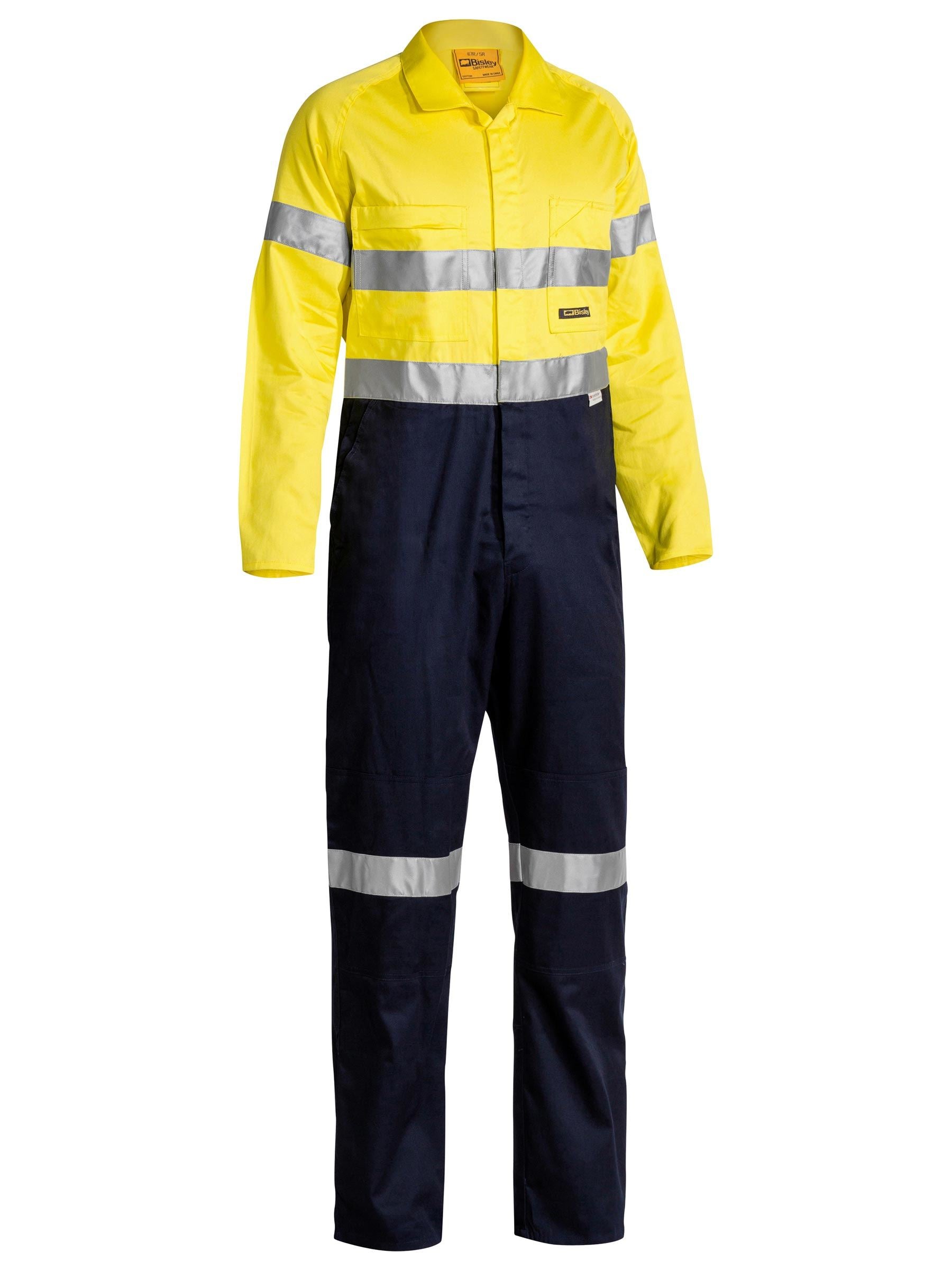 Bisley Taped Hi Vis Lightweight Coverall BC6719TW
