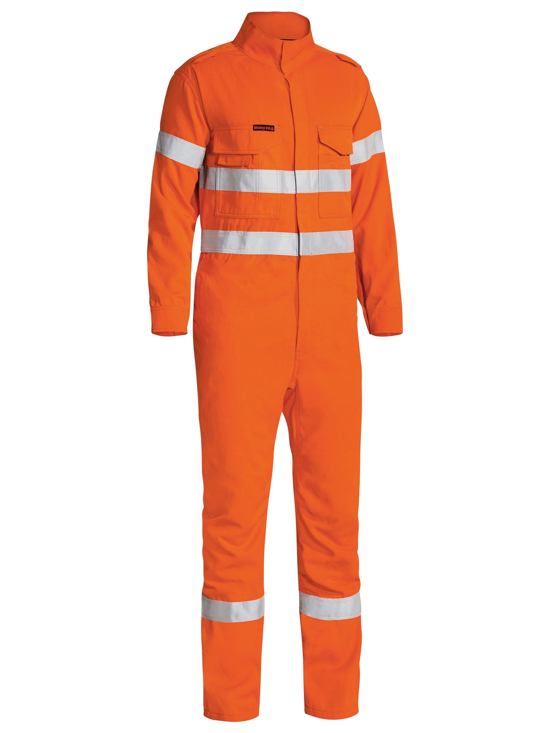 Bisley TenCate Tecasafe® Plus 700 Taped Hi Vis FR Vented Coverall BC8085T