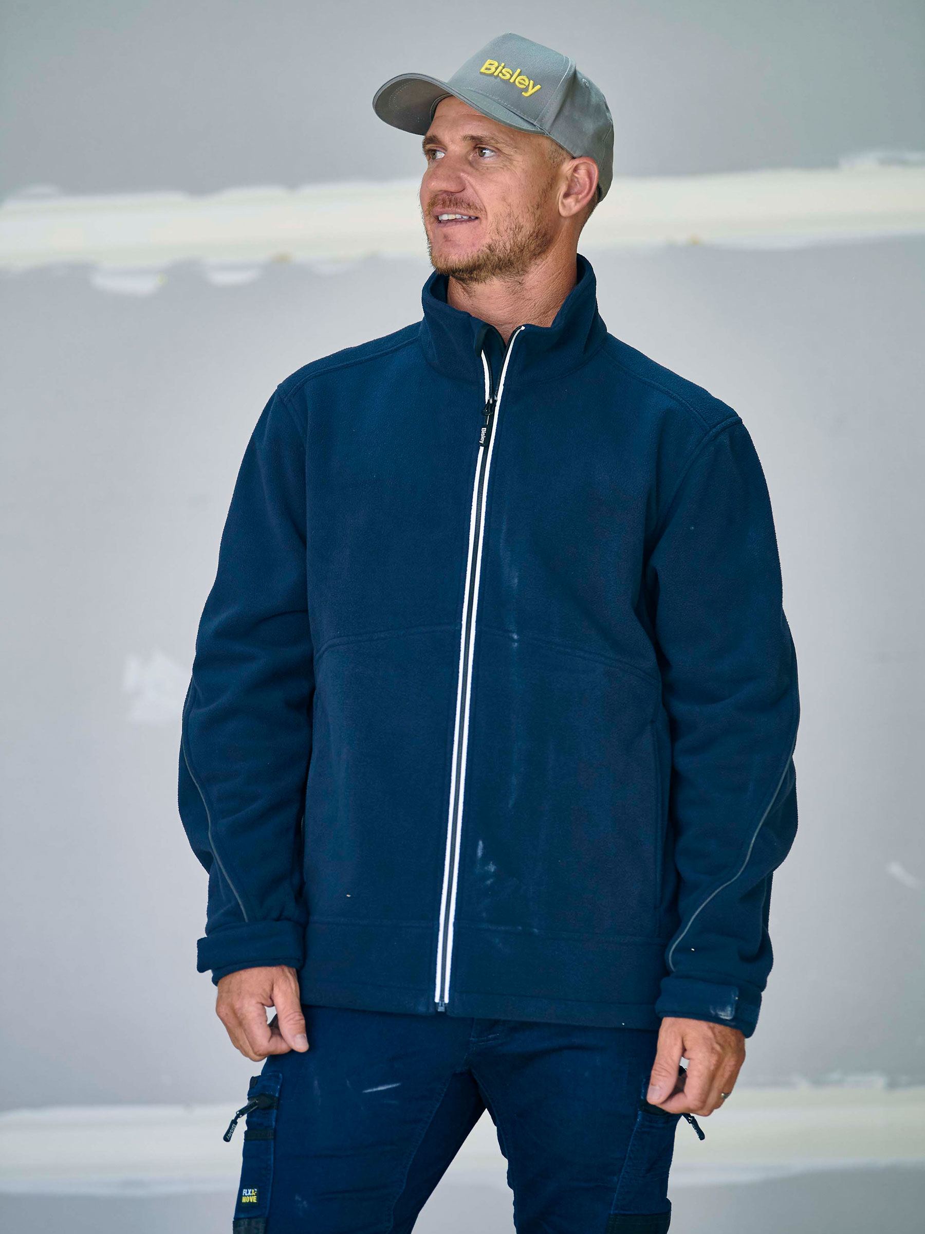 Bisley Bonded Micro Fleece Jacket BJ6771- Clearance