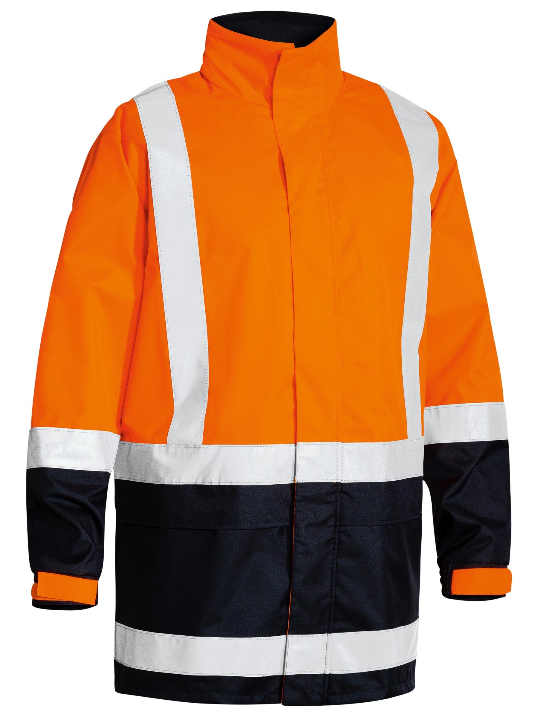 Bisley Taped Hi Vis Rain Shell Jacket BJ6966T
