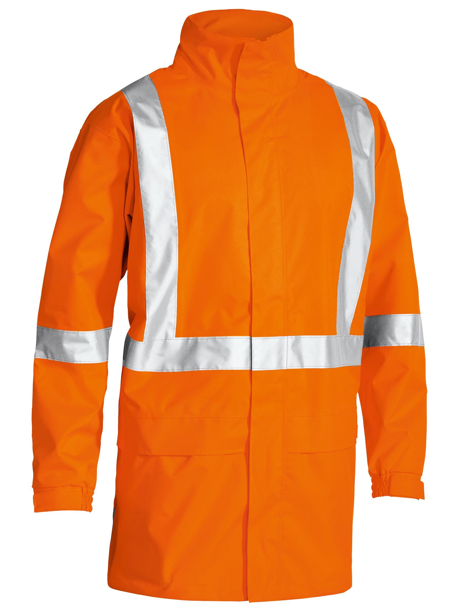 Bisley X Taped Hi Vis Rain Shell Jacket BJ6968T