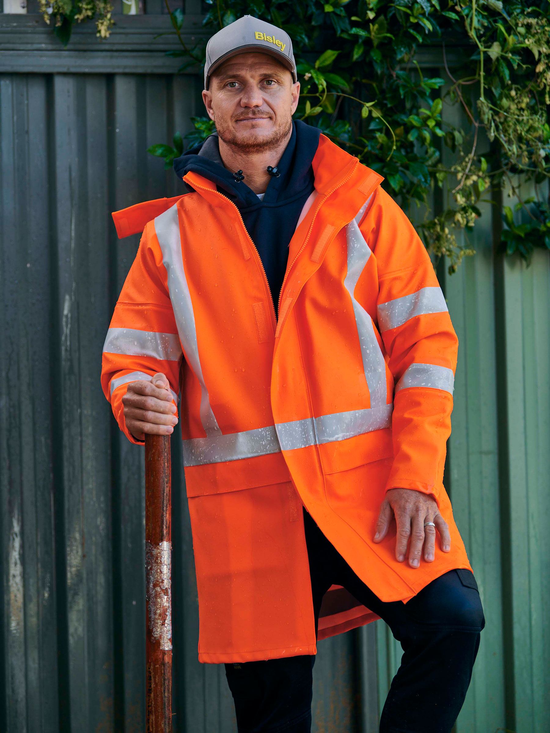 Bisley X Taped Hi Vis Storm Jacket BJ9366XT - Clearance