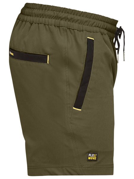 Bisley Flx & Move™ 4-Way Stretch Elastic Waist Short BSH1331
