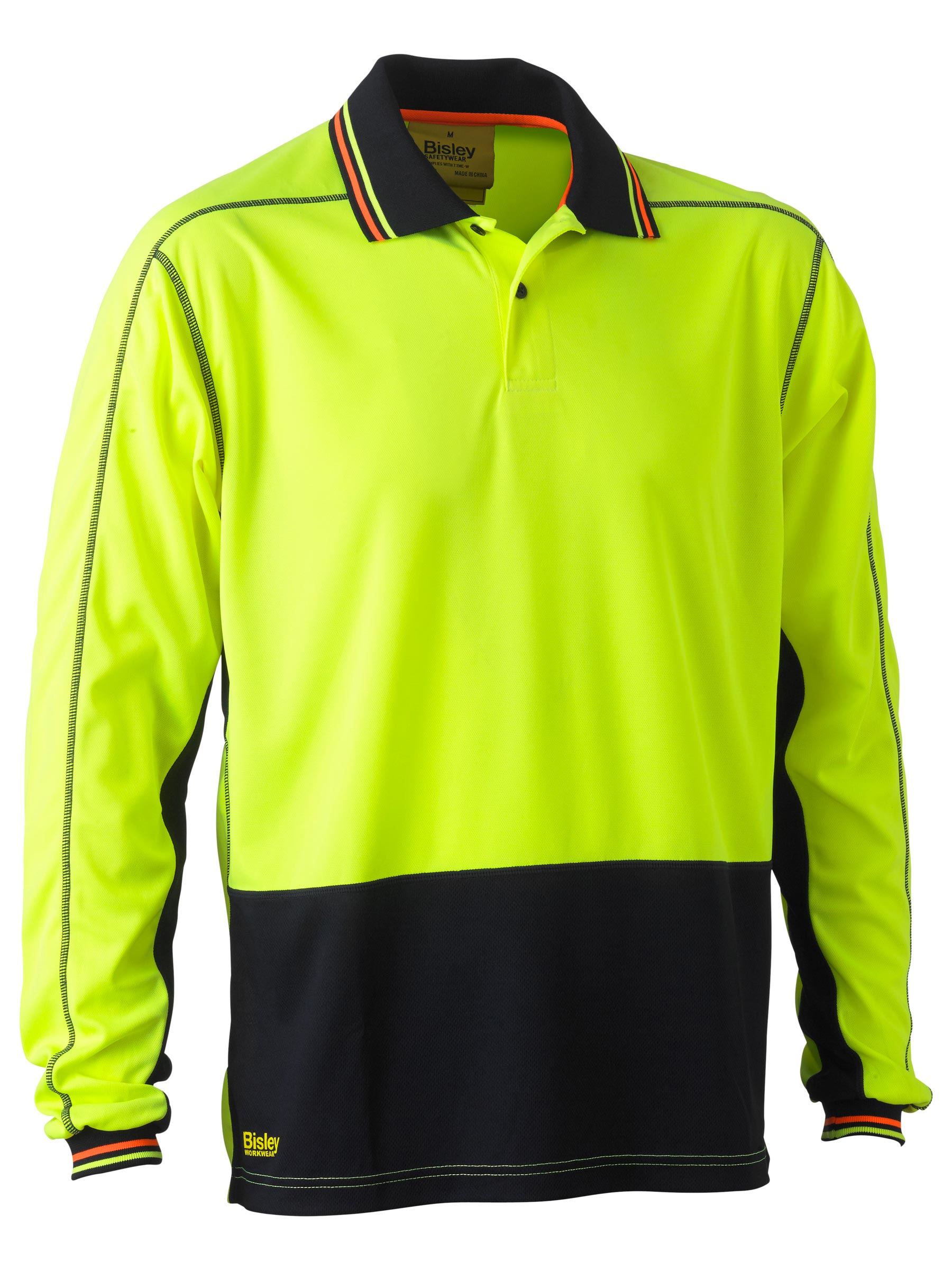 Bisley Hi Vis Polyester Mesh Polo BK6219