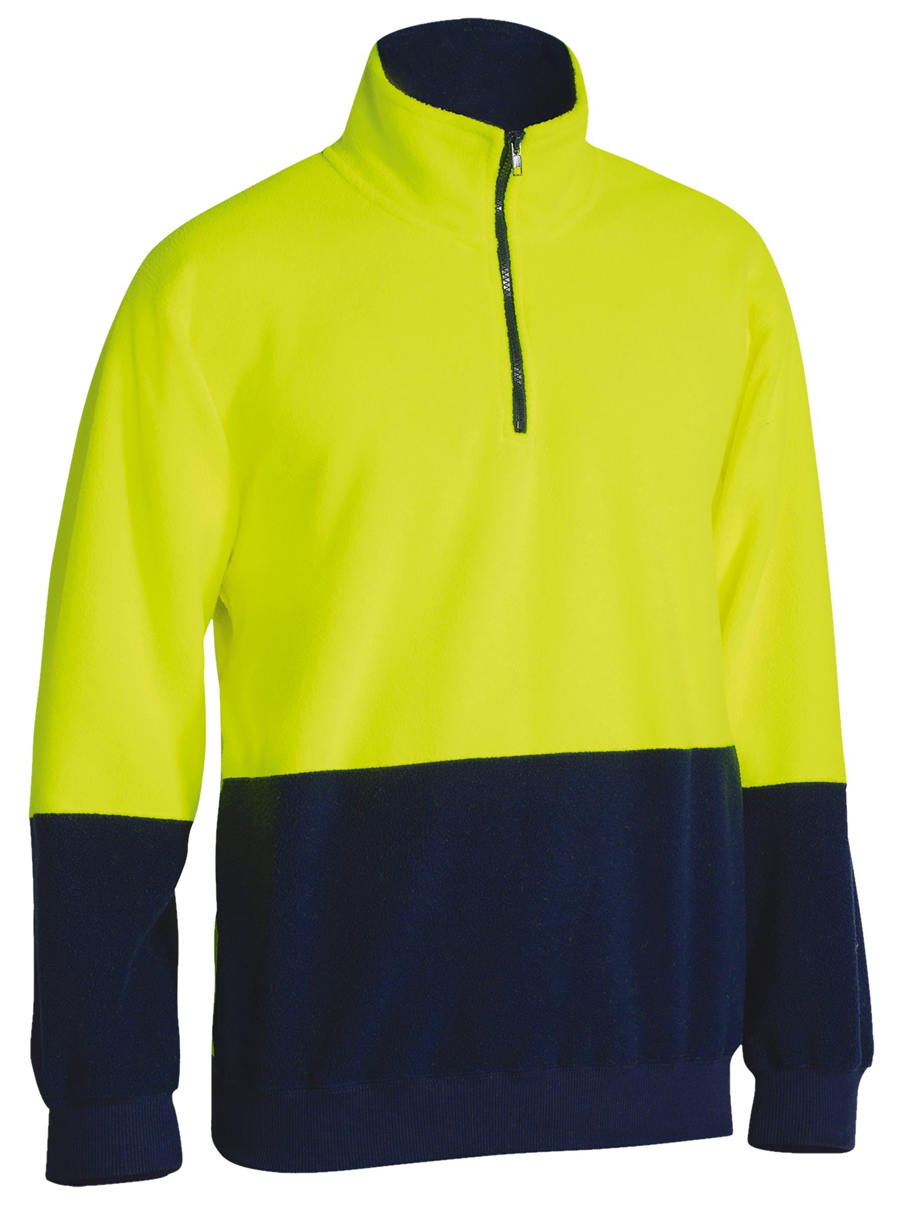 Bisley Hi Vis Polar fleece Zip Pullover BK6889
