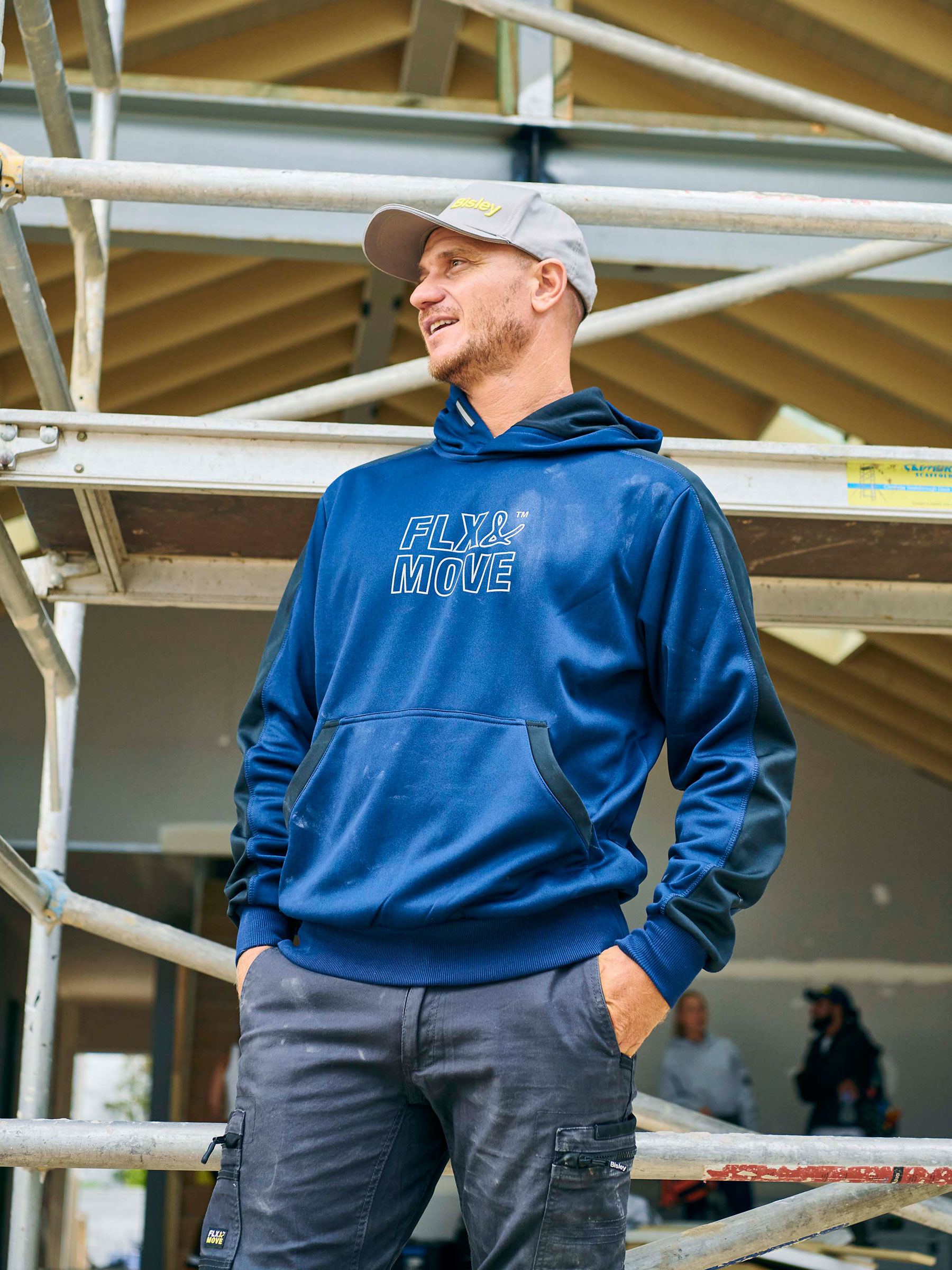 Bisley Recycle Flx & Move™ Pullover Hoodie with Print BK6902P
