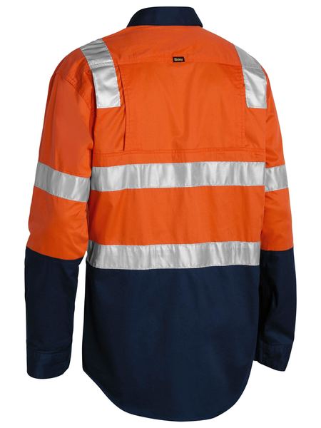 Bisley Taped Hi Vis Cool Lightweight Shirt with Shoulder Tape BS6432T