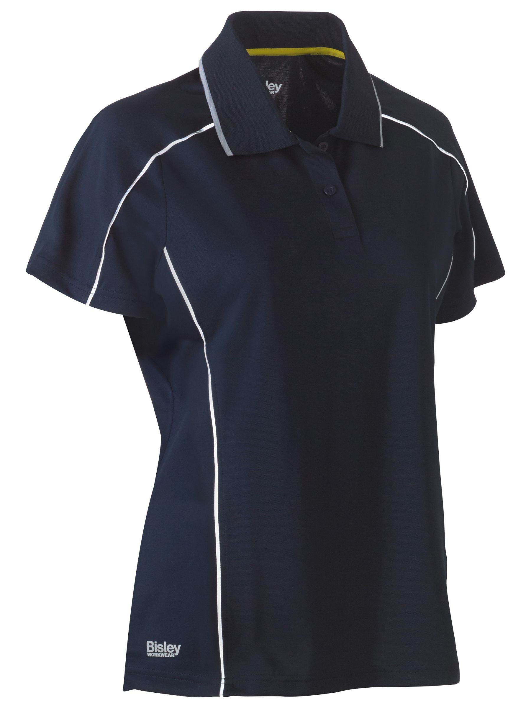 Bisley Women's Cool Mesh Polo with Reflective Piping BKL1425