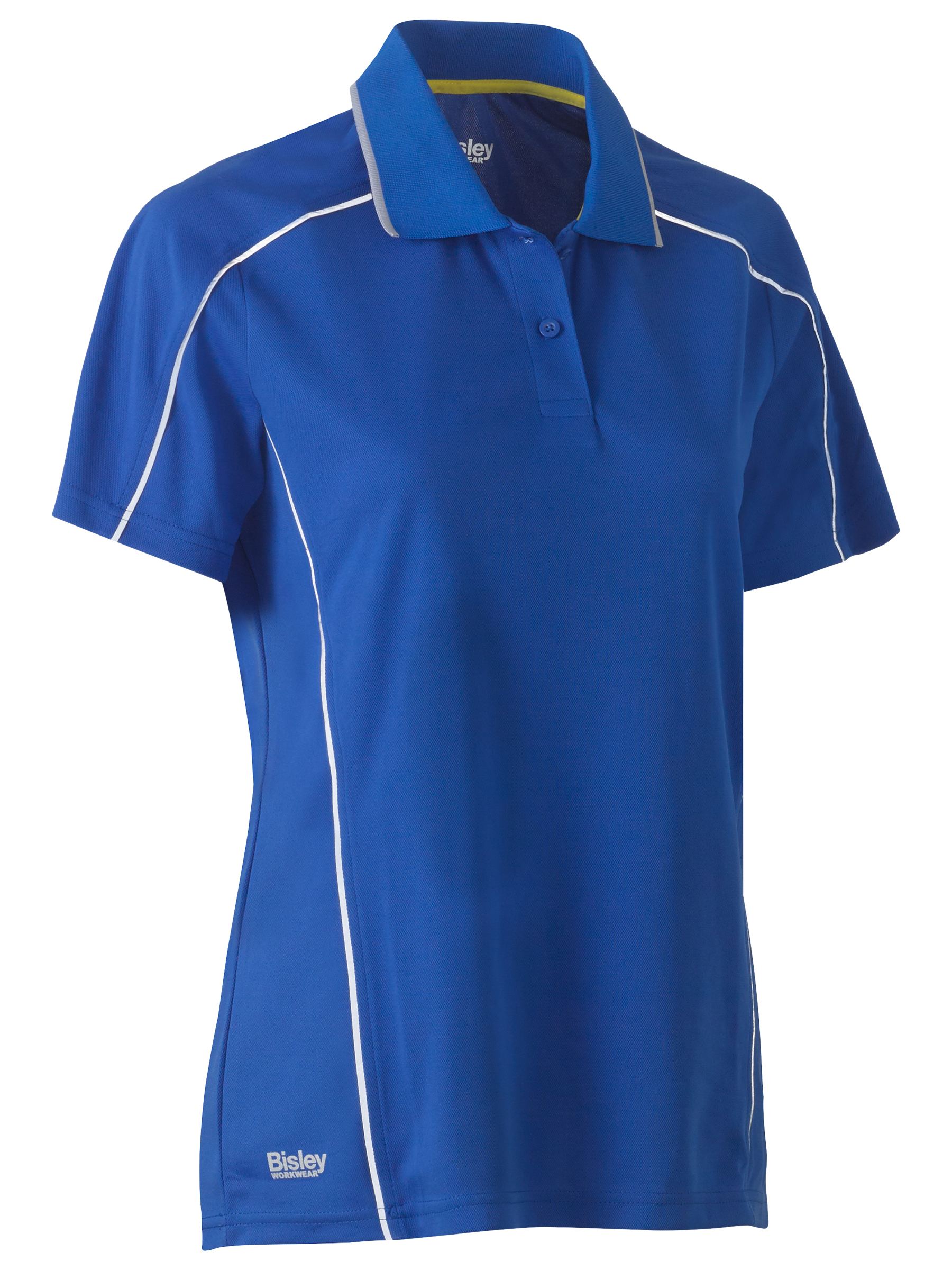 Bisley Women's Cool Mesh Polo with Reflective Piping BKL1425
