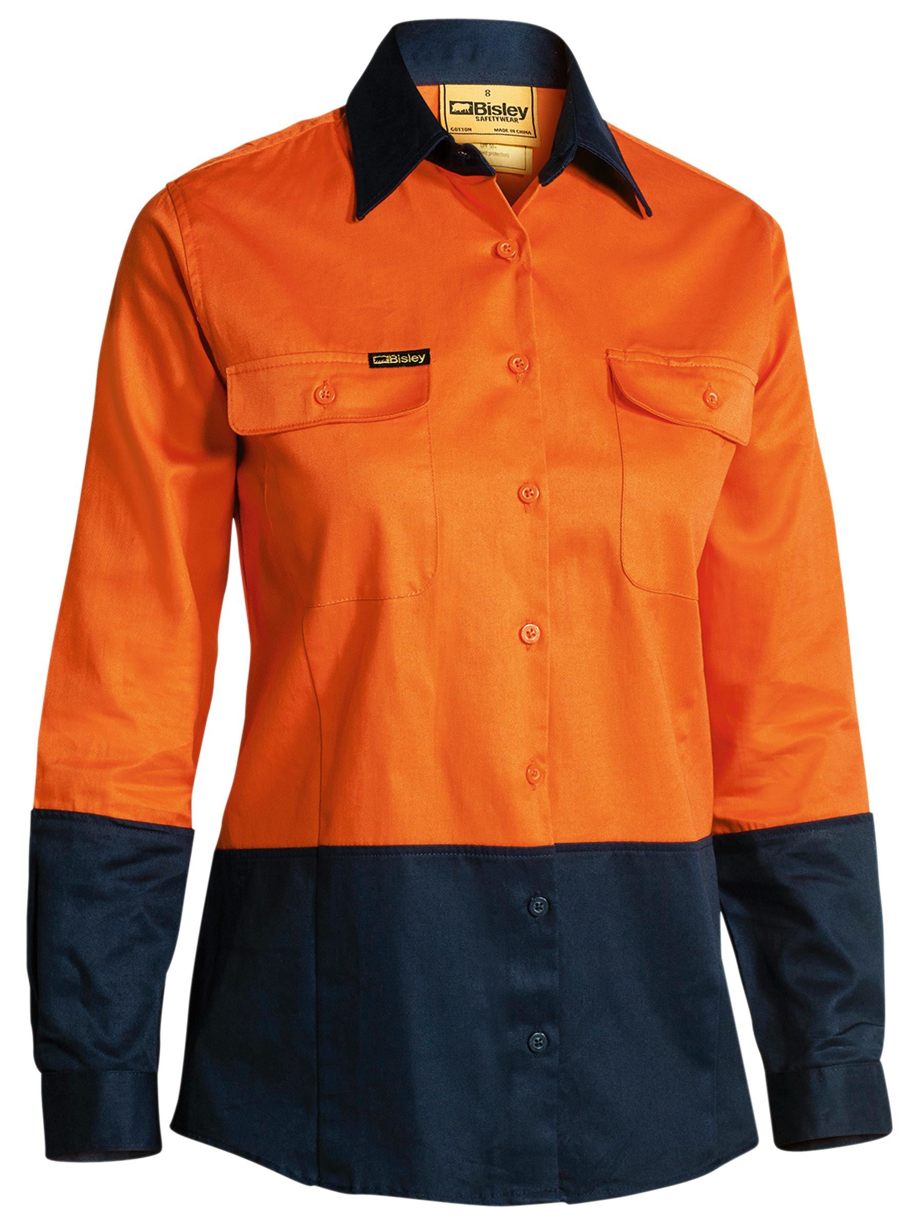 Bisley Women's Hi Vis Drill Shirt BL6267