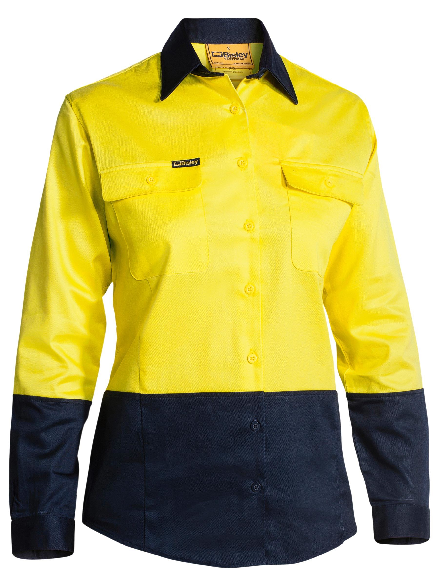Bisley Women's Hi Vis Drill Shirt BL6267