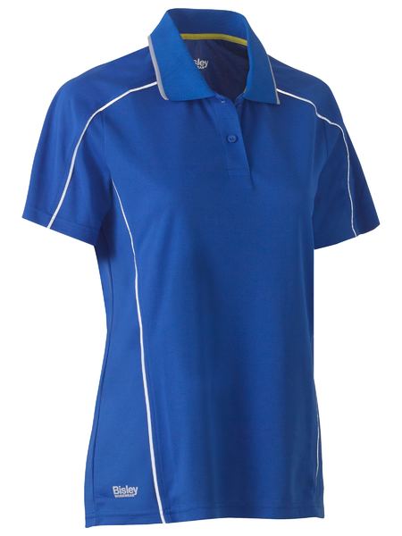 Bisley Women's Cool Mesh Polo with Reflective Piping BKL1425