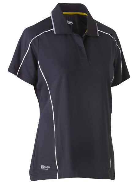 Bisley Women's Cool Mesh Polo with Reflective Piping BKL1425