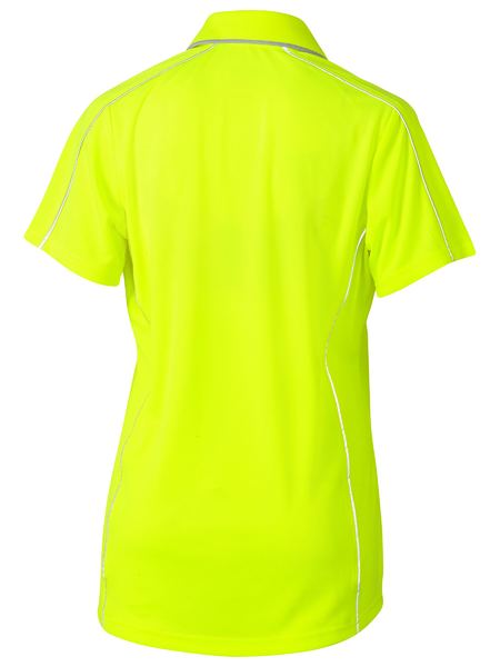 Bisley Women's Cool Mesh Polo with Reflective Piping BKL1425
