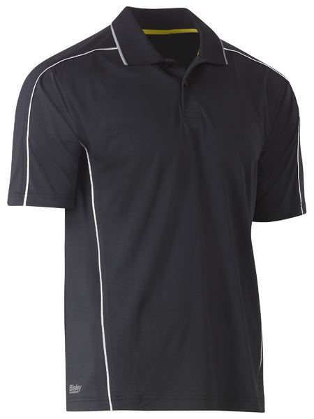 Bisley Cool Mesh Polo with Reflective Piping BK1425