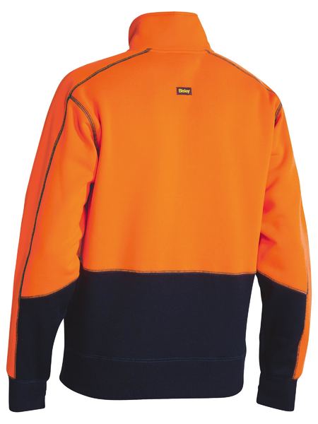 Bisley Hi Vis Fleece 1/4 Zip Pullover BK6989
