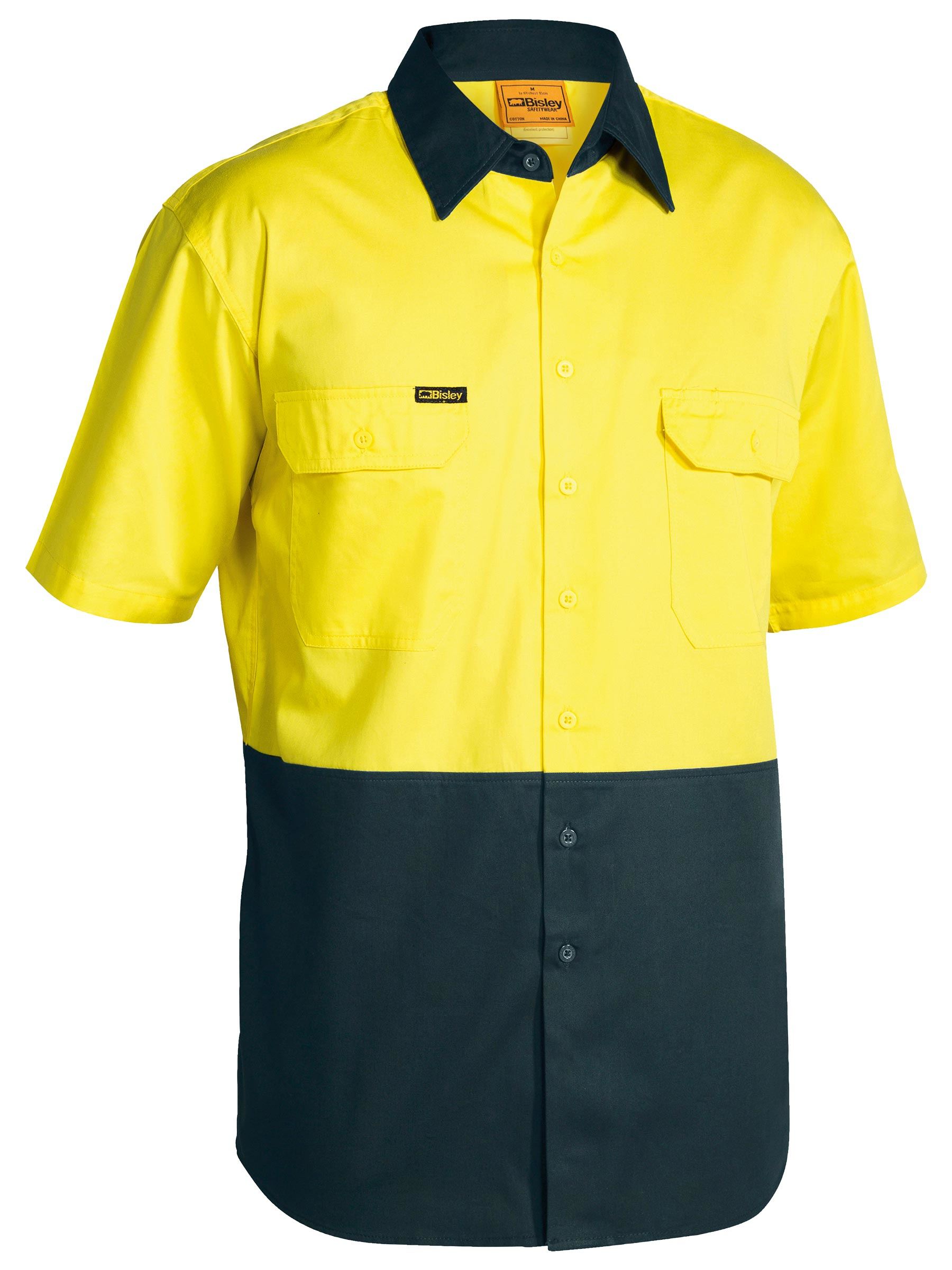 Bisley Hi Vis Cool Lightweight Drill Shirt BS1895