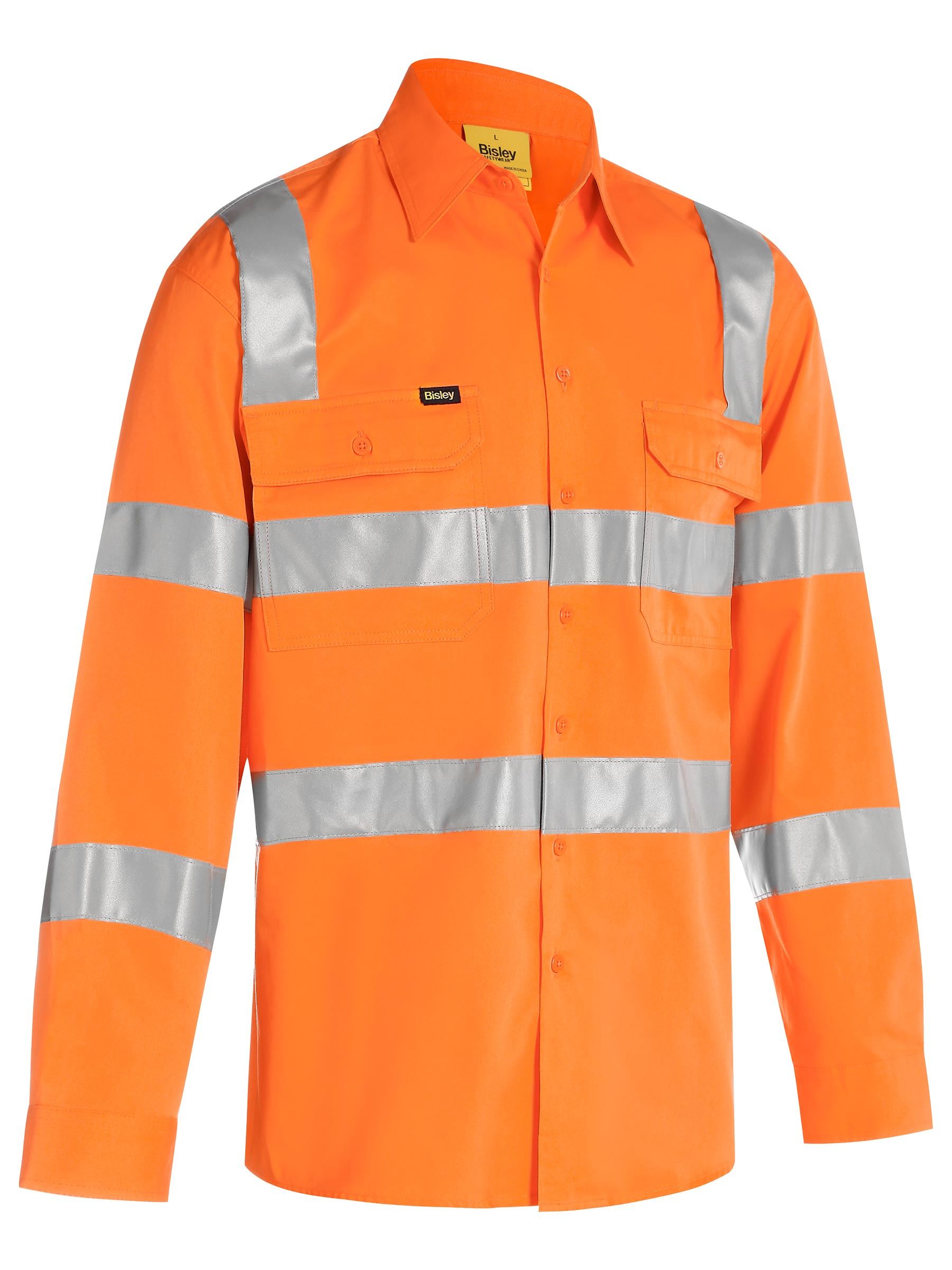 Bisley Taped Biomotion Cool Lightweight Hi Vis Shirt BS6016T