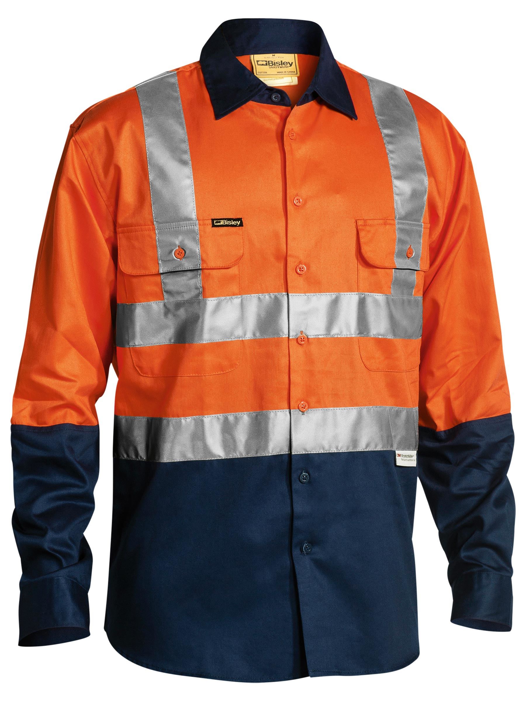 Bisley Taped Hi Vis Drill Shirt BS6267T