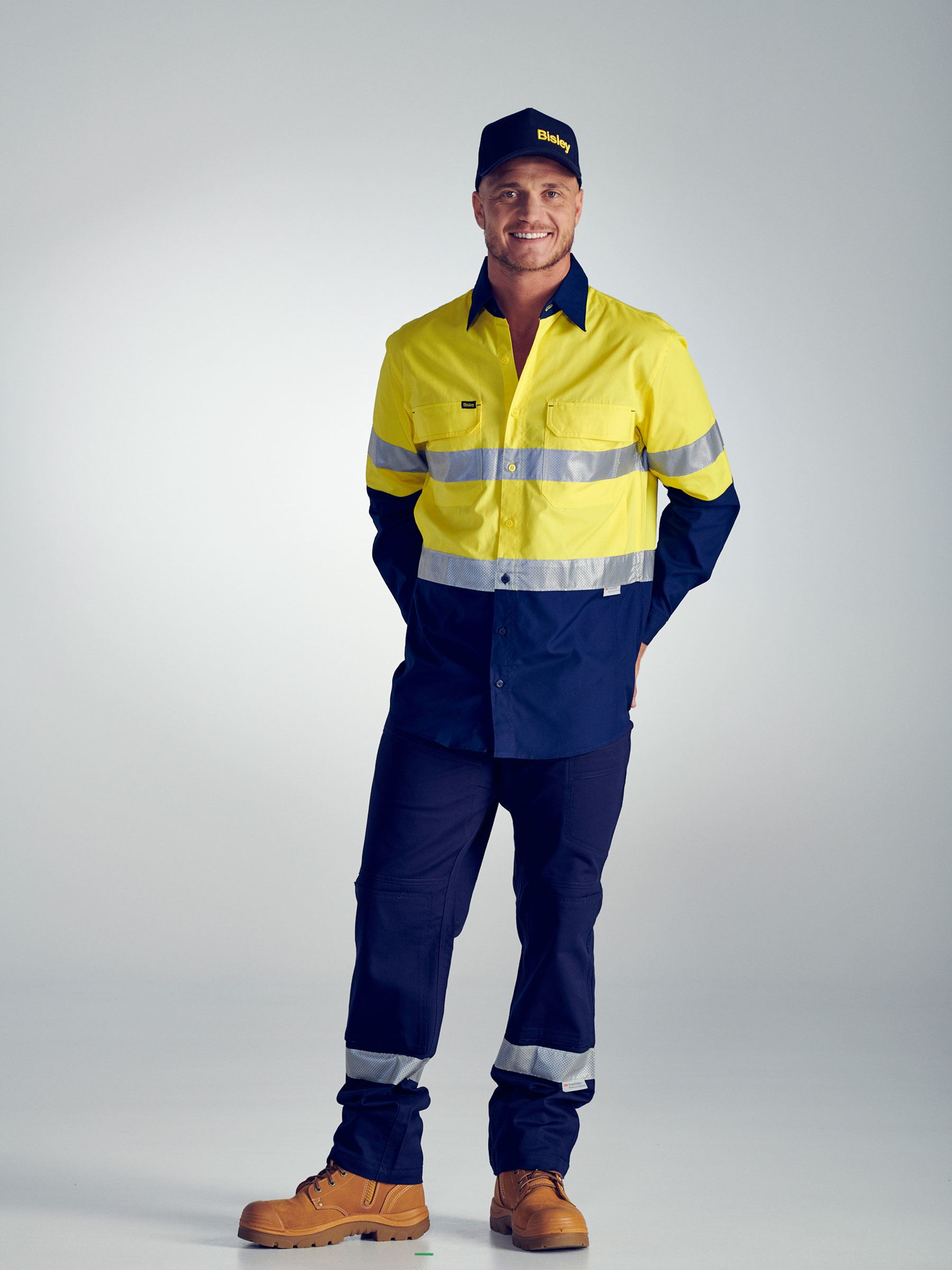 Bisley X Airflow™ Taped Hi Vis Ripstop Shirt BS6415T