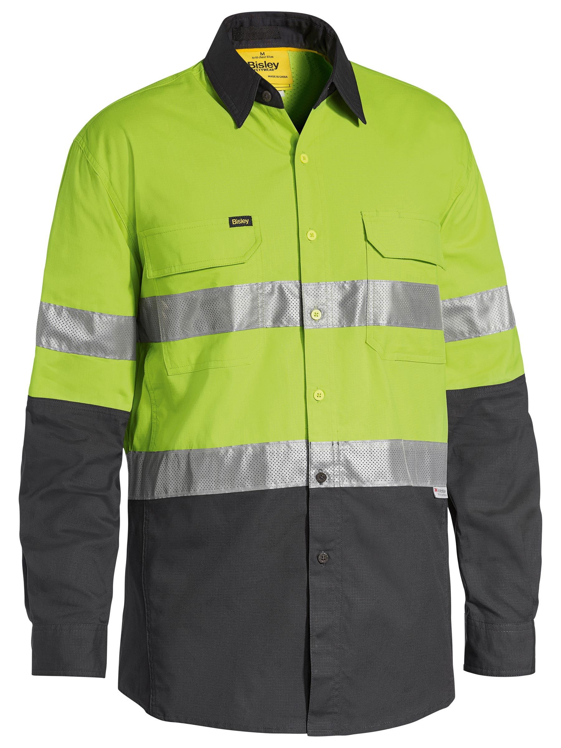 Bisley X Airflow™ Taped Hi Vis Ripstop Shirt BS6415T