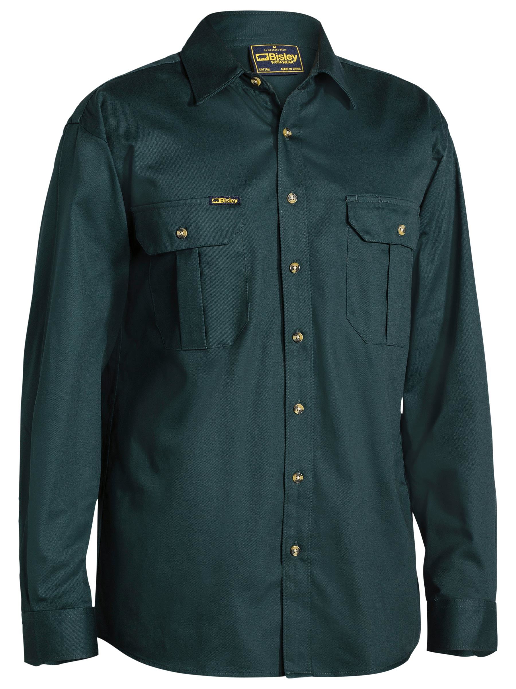 Bisley Original Cotton Drill Shirt - Long Sleeve BS6433