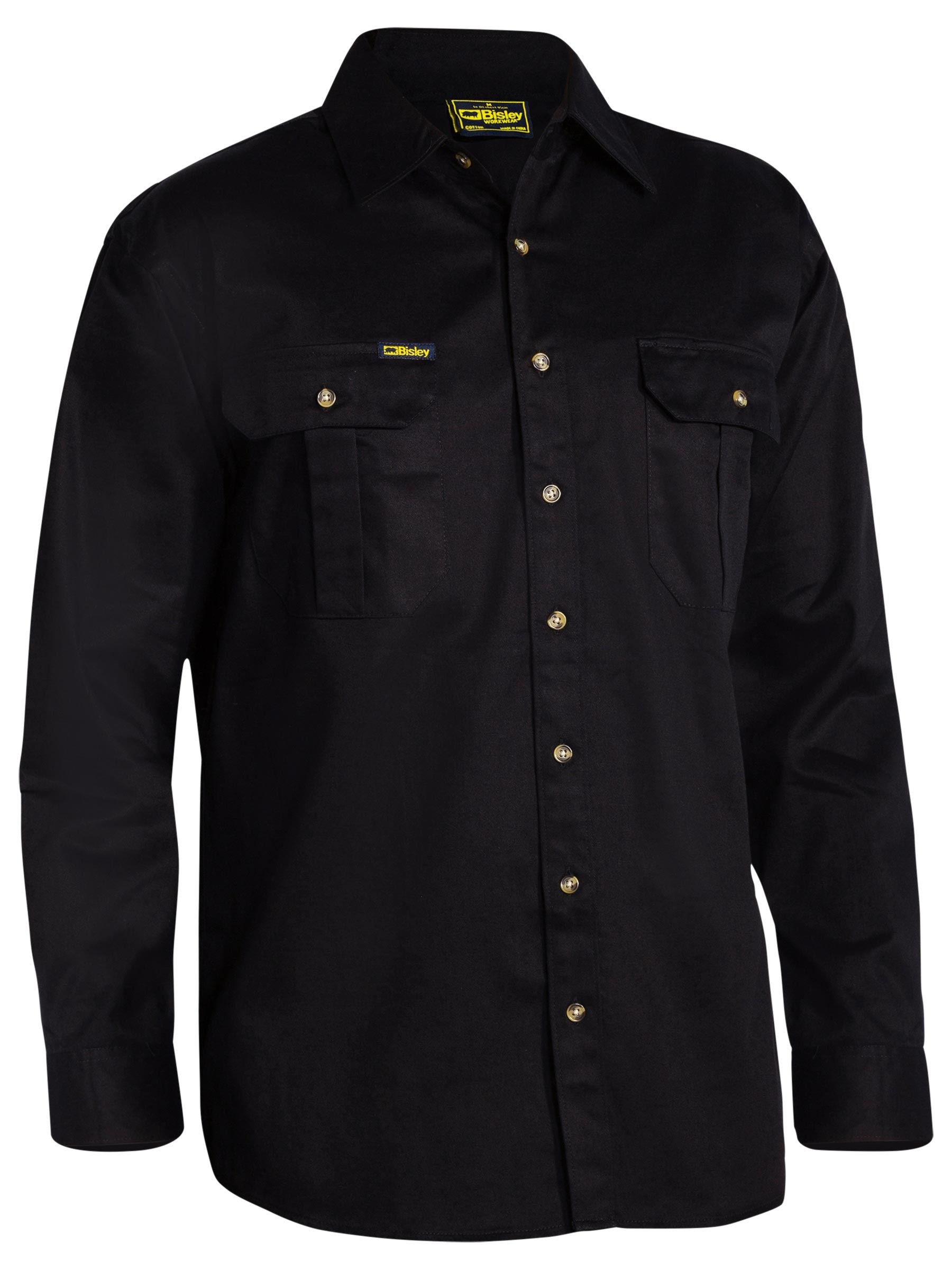 Bisley Original Cotton Drill Shirt - Long Sleeve BS6433