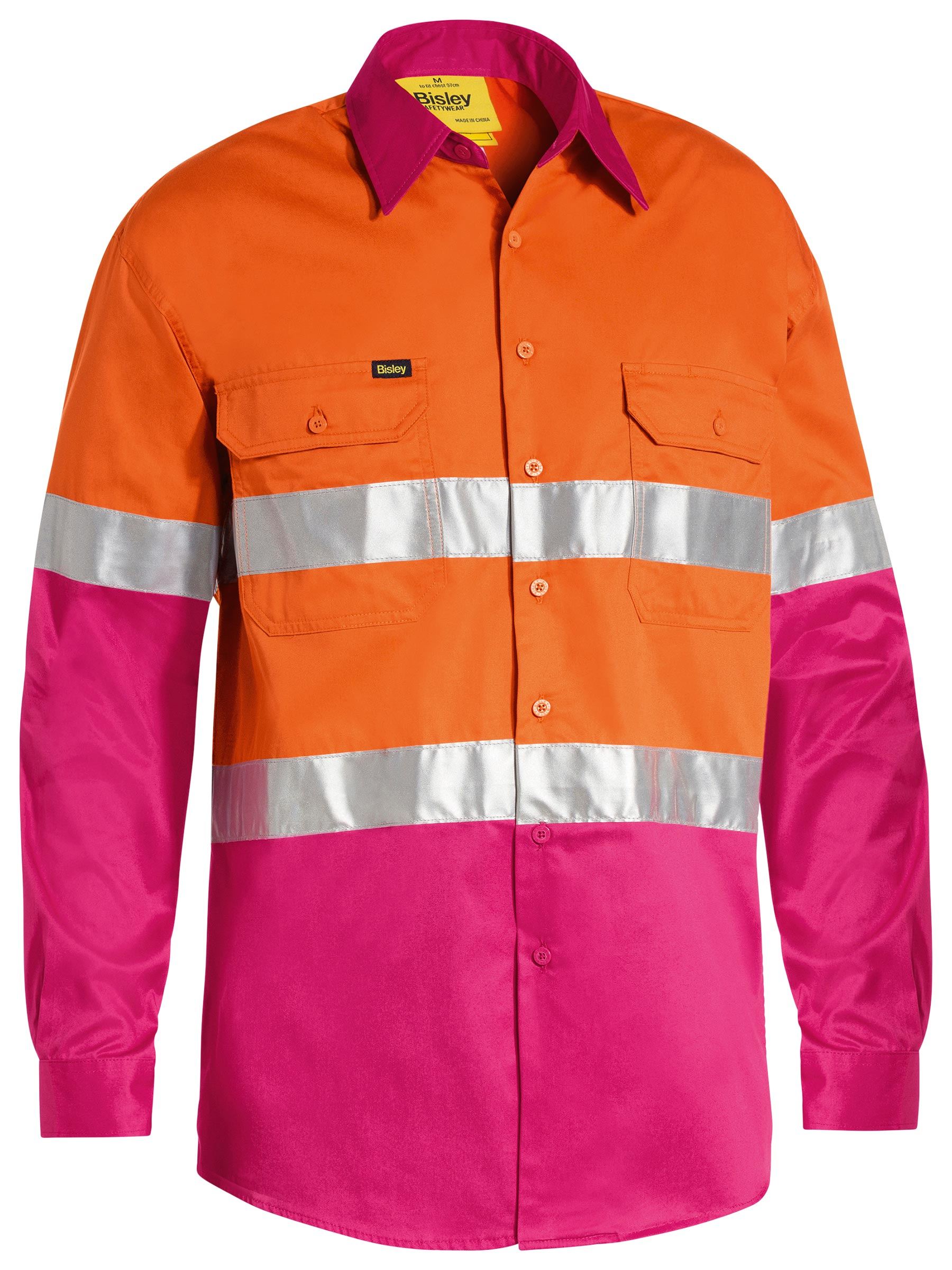 Bisley Taped Hi Vis Cool Lightweight Shirt BS6696T