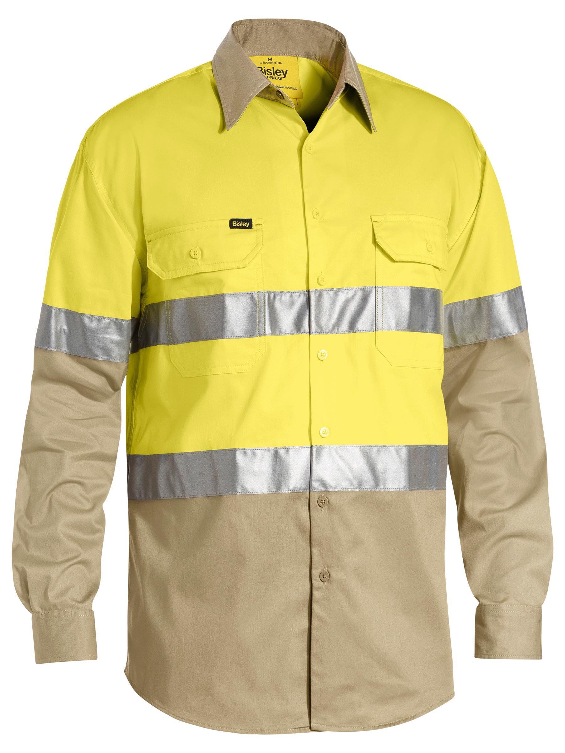 Bisley Taped Hi Vis Cool Lightweight Shirt BS6696T