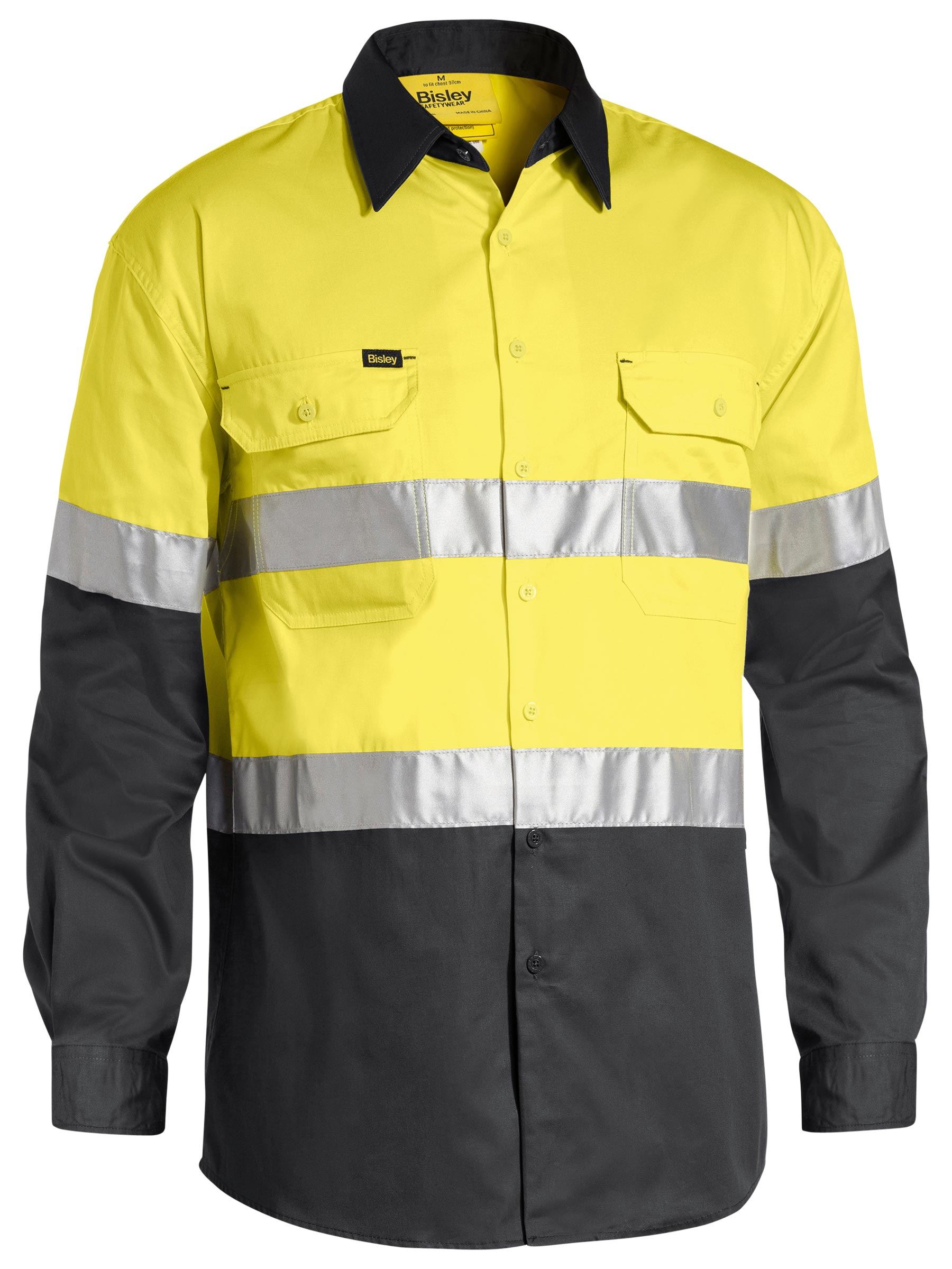 Bisley Taped Hi Vis Cool Lightweight Shirt BS6696T